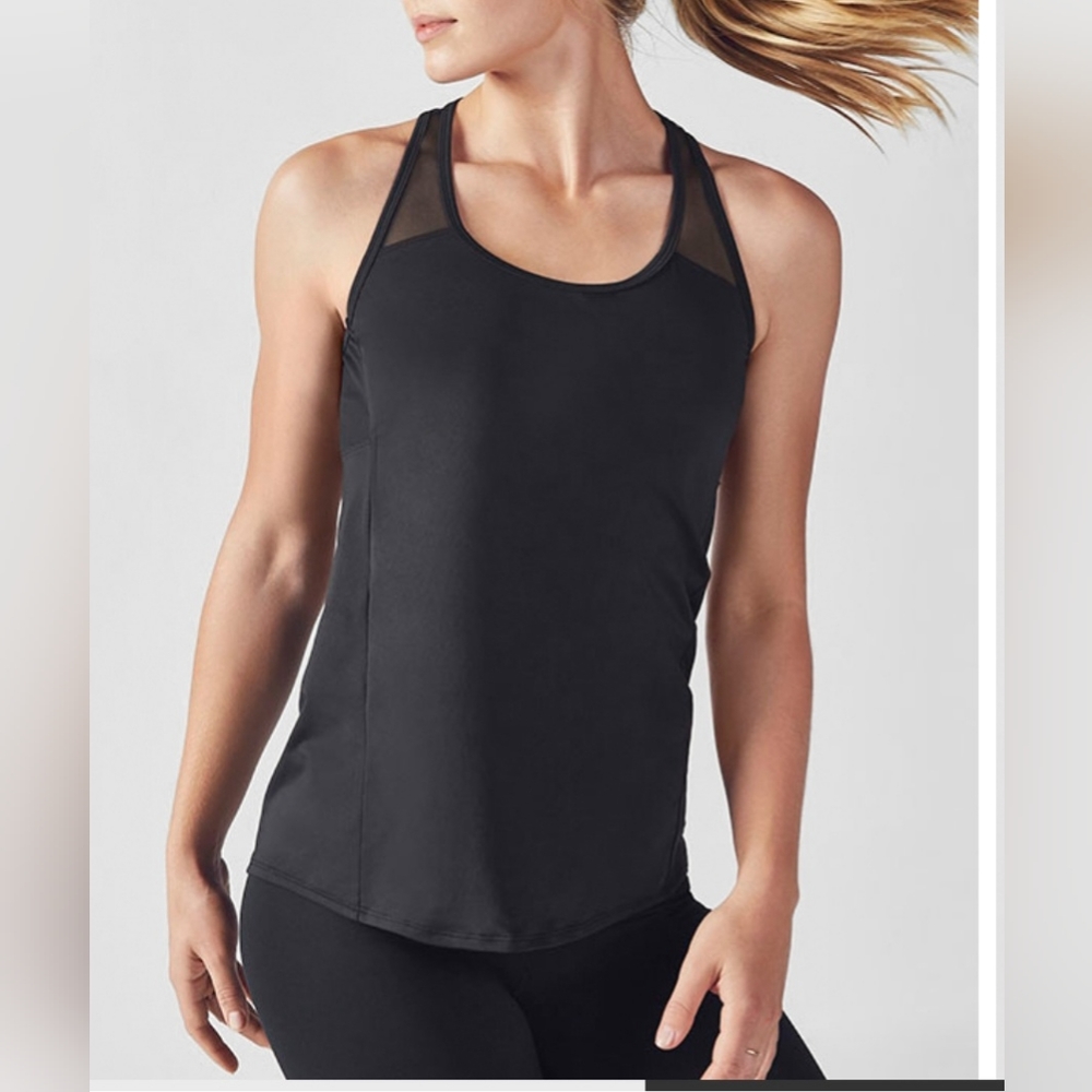 Fabletics black Cass Tank NEW